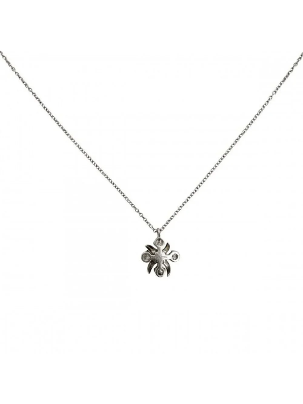 Tiffany & Co Necklace Jean Schlumberger Sixteen Stone Cross Stitch Accessory